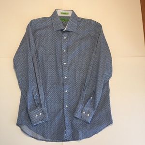 XL Fitted Bristol and Bull Blue shirt like new